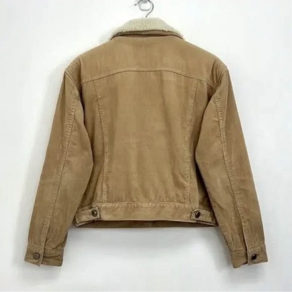 ASOS Camel Sherpa-Lined Jean Jacket - Picture 2 of 2